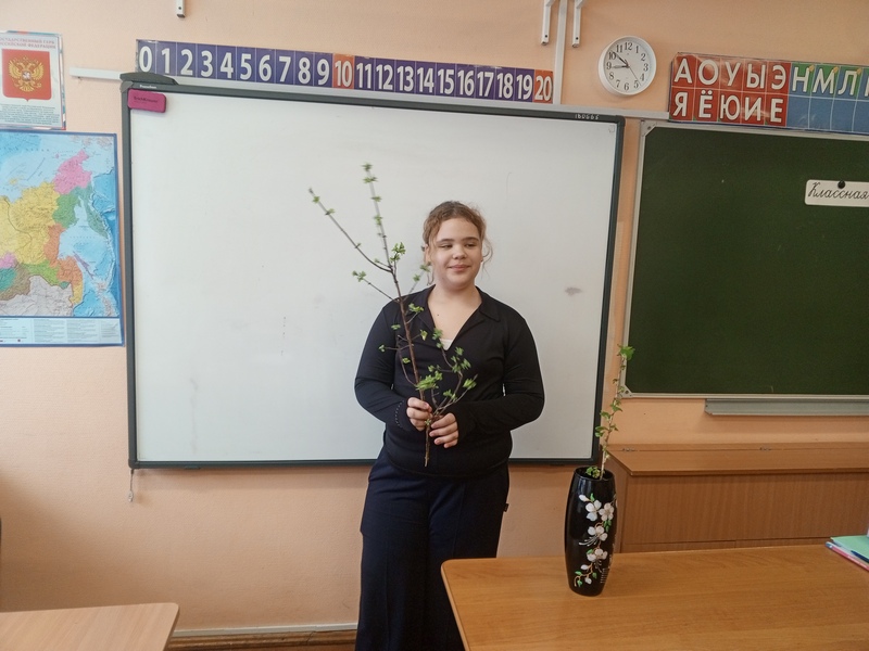 Пробуждение веточки.